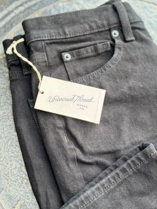 Universal Thread Denim - NWT Universal Thread Womens High Rise Straight Leg Stretch Black Jeans